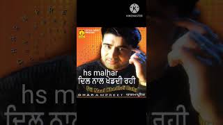 Dharampreet sad song whatsap status trending viral hs malhar [upl. by Willdon]