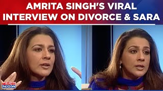 Amrita Singh Unfiltered On Divorce With Saif Ali Khan Sara Ibrahim amp More Zoom Flashback Archives [upl. by Ikairik]