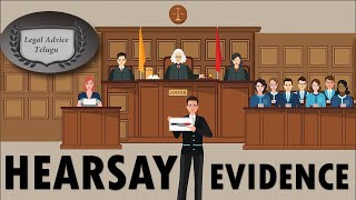 What is Hearsay Evidence  Legal Advice Telugu [upl. by Ghassan724]