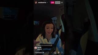 ZOE LAVERNE APOLOGISES ON INSTAGRAM LIVE [upl. by Airol]