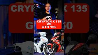 Yamaha Crypton X 135 VS Honda GTR 150 🤔moto motorcycle yamaha cryptonx135 honda gtr150 [upl. by Yadroc35]