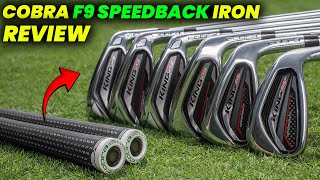 Cobra F9 Speedback iron review 2024 Helping MidtoHigh Handicappers Score Lower [upl. by Aicnelav]