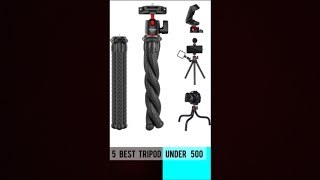 5 best Tripod under 500 for youtubers Tripod [upl. by Acinonrev]