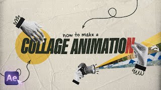 How To Make A Collage Animation After Effects Tutorial [upl. by Hsitirb]