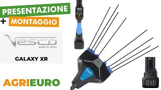 Presentazione e montaggio Vesco Galaxy XR  Abbacchiatore a batteria 250 cm [upl. by Lomaj]