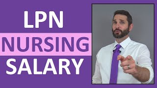 LPN Salary Income  How Much Money Does a Licensed Practical Nurse Make [upl. by Ahsima]