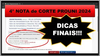 Nota de Corte Prouni 2024  Classificação Prouni  Enem  Bolsa prouni Situação Provisória Prouni [upl. by Yvehc249]