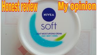 Nivea soft light moisturising cream  ಯಾರಿಗೆ ಸೂಟ್ ಆಗುತ್ತೆ ಈ ಕ್ರೀಮ್  ನನ್ನ ಅಭಿಪ್ರಾಯ 🤗 [upl. by Zoila]