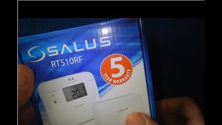 SALUS RT510RF thermostat [upl. by Raffo]