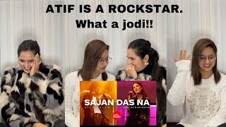 Indian Reaction On Coke Studio Season 14  Sajan Das Na  Atif Aslam x Momina Mustehsan Sidhu Vlogs [upl. by Mailiw]