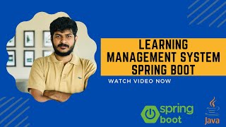 Learning Management System Spring Boot [upl. by Wehttan]