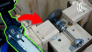 Replace the mini table saw with a BLDC motor and increase power [upl. by Nerti683]