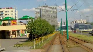 Katowice  Tramwajem  Rynek do Stadion Śląski  HD 720p [upl. by Dedra]