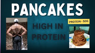 HIGH PROTEIN PANCAKES RECIPE  TASTY AND MUSCLE BUILDING MEAL 🥞 [upl. by Rawdon411]