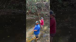 Fly Fishing For Big Trout in a Mountain Creek trout flyfishing fishing mountains [upl. by Esor28]