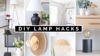 TOP TEN DIY LAMP IDEAS  DIY IKEA HACK  DIY THRIFT FLIP LAMPS [upl. by Nylirem]