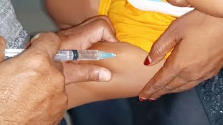 Ceftriaxone 500mg Triject  amp Dexamethasone intramuscular injection Video 24 Ep 86 Injection Tips [upl. by Tzong280]