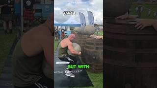 This Muscular Man Tries to Lift a 160 kg Ball ball muscular lift shorts trending viralshorts [upl. by Collimore]