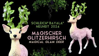 Schleich ® Bayala ® Magischer Glitzerhirsch  Magical Glam Deer  New 2024 Neuheit  Hirsch Review [upl. by Ilse295]