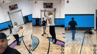 Fanum amp iShowSpeed Cant Believe How Bad xQc is at Basketball 💀 [upl. by Channing538]