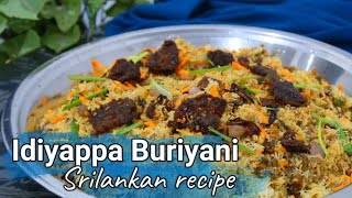 How to make Srilankan Idiyappa Buriyani  srilankan recipes in tamil  Naveenas Tiny Tips [upl. by Briny525]