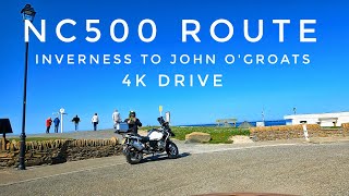 Scotland NC500 Route  Inverness to John OGroats  North Coast 500 Series  4K Drive POV [upl. by Ydissahc447]