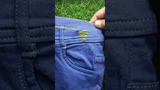 Jeans waistband Sewing ideas [upl. by Balbur]