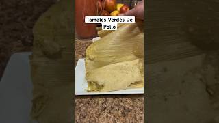 Tamales verdes de pollo tamalesverdesdepollo tamalesmexicanos tamales tamalesdepollo comida [upl. by Neeron]