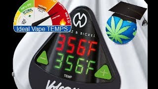 PERFECT Vaporizer Temperature For THC or CBD  GUIDE [upl. by Yrkcaz888]