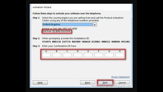 How to Activate Microsoft Office License over Telephone  Installation ID  Confirmation Id [upl. by Ley]