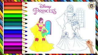 quotDisney Princessquot colouring and drawing  Drawing for kids kidsart kidsactivities kidsdrawing [upl. by Eignat58]