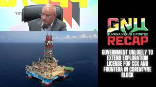 Government Unlikely to Extend Exploration License for CGX and Frontera in Corentyne Block [upl. by Alamak179]