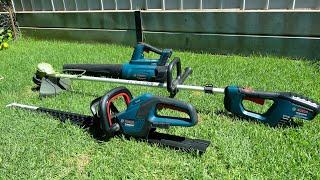 Bosch Line Trimmer Hedger and Blower 18V Something Different [upl. by Prady909]