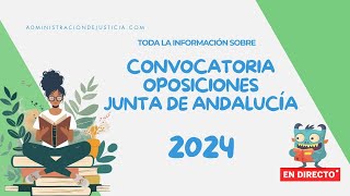 📋 Oposiciones Junta de Andalucía 2024 Consejos y Estrategias para Auxiliar y Administrativo 📝 [upl. by Dunn]