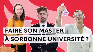 Pourquoi faire son master à Sorbonne Université [upl. by Arretahs]