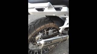 Honda VFR1200X Crosstourer  Pipe Werx1  baffle in [upl. by Asenab379]