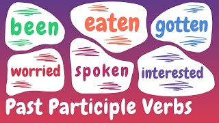 Learn Past Participle Verbs American English  English Grammar Lessons [upl. by Azilef]