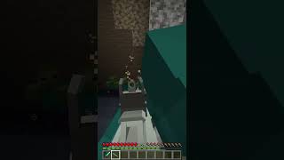 Zombie Blooper minecraft shorts Twinverse gaming [upl. by Dichy799]