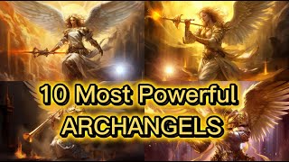 Divine Warriors Top 10 Most Powerful Archangels in Heaven [upl. by Jarvey115]