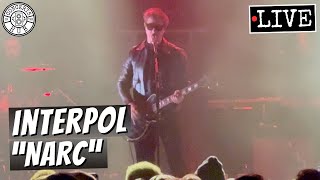 Interpol quotNarcquot LIVE [upl. by Nevets]