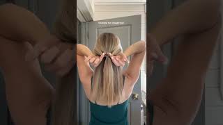 Hairstyle for straight hair easyhairstyles hairtutorial straighthair shorthairstyles [upl. by Neyugn734]