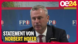 BurgenlandWahl Norbert Hofer ist FPÖSpitzenkandidat [upl. by Kirenoj]