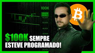 BITCOIN CONFIRMA ALTA APÓS RETESTE PERFEITO 100K ESTÁ PROGRAMADO NA MATRIX 🕶 [upl. by Jonis]