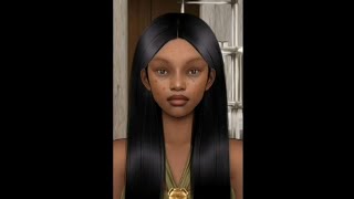 Birds nest hair asmr video 3d animation asmr birds nest hair video [upl. by Llertnor]