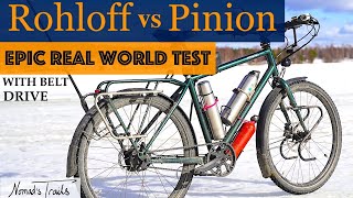 First 1200 km – Pinion vs Rohloff wbelt – Whats the BEST DRIVETRAIN – sidebyside test  EPS 1 [upl. by Hakym]