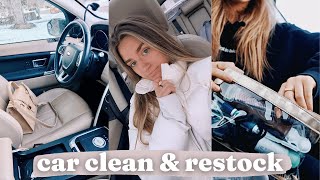 clean amp restock my car with me [upl. by Eimmis441]