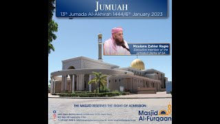 Moulana Zahier Ragie Jumuah 13 Jumada AlAkhirah6 Januanary 2023 [upl. by Gratiana]