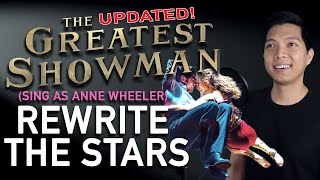 Rewrite The Stars Zac Efron Part Only  Karaoke UPDATED  The Greatest Showman [upl. by Conrad]