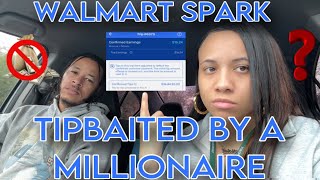 WALMART SPARK RIDEALONG  TIP BAITED BY A MILLIONAIRE  INSTACART SURPRISE ORDER WITH CRAZY TIP ⬆️ [upl. by Alane758]