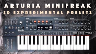 Arturia Minifreak Free Experimental Presets Sound Demo [upl. by Eelrak]